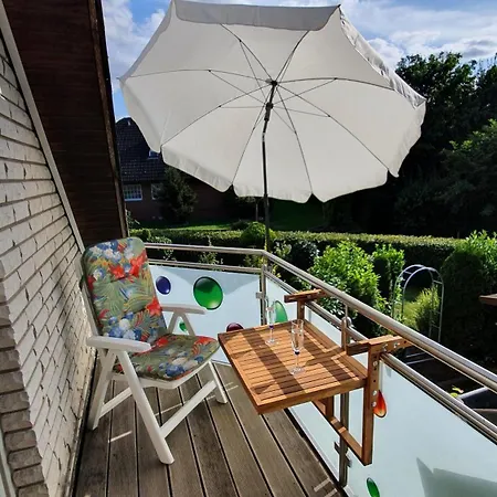 Klimatisierte Wohnung Kastanie Mit Balkon Lohne  Exterior photo